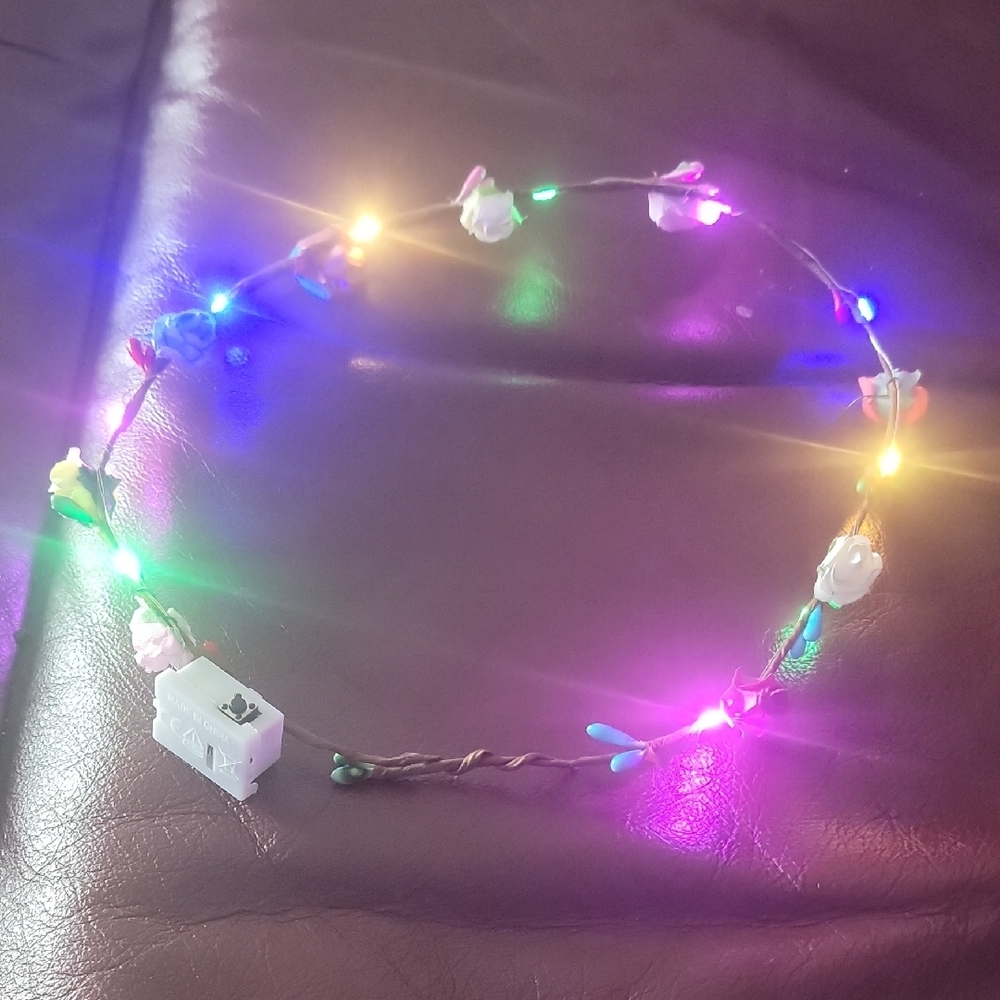 Floral LED Headband - Picture 3 of 8